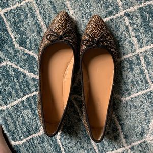 Banana Republic Factory leopard print ballet flats
